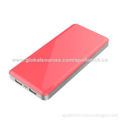 Wireless Charger with 5V/1A Input, 8,000mAh Real Capacity, Sized 155*74*15mm and 220g Weight